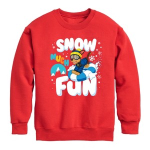 Boys' - Paw Patrol - Snow Much Fun Graphic Long Sleeve Fleece Sweatshirt - 1 of 4