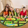 City Traffic Road Map Play Mat | Soft Non-Slip Kids Rug with Educational Fun for Bedroom, Nursery & Playroom - 3 of 4