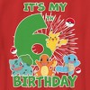 Boy's Pokemon It's My 6th Birthday Starters T-Shirt - 2 of 4