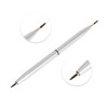 Unique Bargains Double Head Nail Painting Brushes for Polish Painting White 1 Pc - 3 of 4