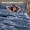 Bedsure Comforter Set – Solid Diamond Pintuck Design Bedding, GentleSoft™ Pintuck Bed Set Gift for Family,Pinch Pleat All Season Comforter with Sheets - 3 of 4