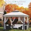 GustoWave Outdoor 11x11 Ft Pop Up Gazebo Canopy Tent for Patio, Garden - 4 of 4
