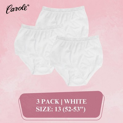 Carole Women's 100% Nylon Lace Trim Panties