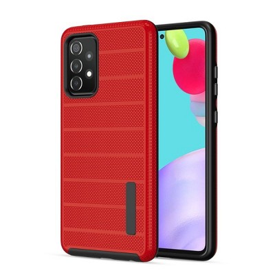 MyBat Fusion Protector Case Compatible With Samsung Galaxy A52 5G - Red Dots Textured / Black