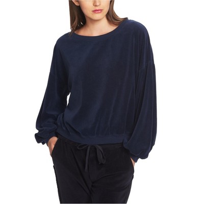 1.STATE Womens Velvet Sweatshirt