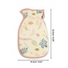 Unique Bargains Double Side Drawstring Shower Gloves 9.25"×5.63" Pink 1 Pc - 3 of 3