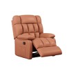 MAYEERTY Ergonomic Recliner Chair for Living Room, 110-161¡ãAdjustable Recline, Footrest, Side Pocket, Whiskey Brown - 4 of 4