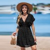 Women's V Neck Cover-Up Dress -Cupshe - 4 of 4