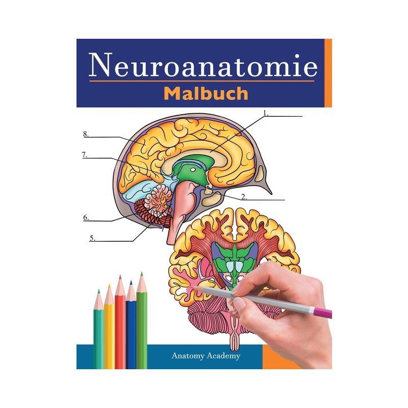 Neuroanatomie Malbuch - by  Anatomy Academy (Paperback), 1 of 2