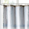 Jacquard Design and Embroidered Shower Curtain - 3 of 4