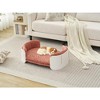 Lyngins Elevated Cat and Dog Sofa Bed with Removable Cover – Indoor/Outdoor Pet Sofa for Small Dogs and Medium Cats, Scandinavian Style Cat Couch Bed - 4 of 4