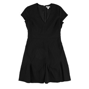 bar III Womens Seam-Detail Fit & Flare Dress - 1 of 2