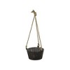 Cheung's Calvin Round Wooden Rope Hung Planter - 3 of 3