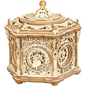 ROKR 3D Wooden Puzzles Music Box (Secret Garden) - Model Kits for
