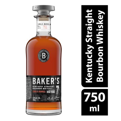 Baker's Bourbon 7yr Kentucky Straight Bourbon Whiskey - 750ml Bottle