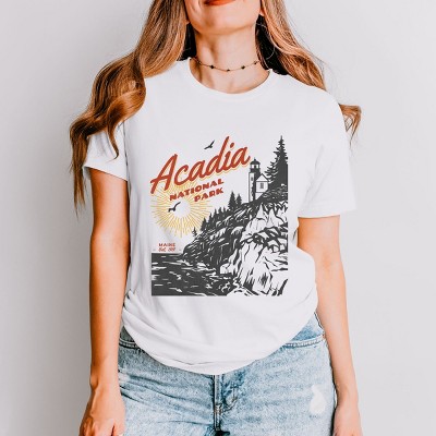 Simply Sage Market Acadia National Park Maine Est. 1919 Short Sleeve Tee