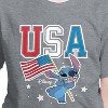 Boys' - Lilo and Stitch - USA Stitch Short Sleeve Graphic T-Shirt - 2 of 4