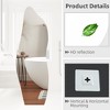 Lirago Asymmetrical Wall Mirror Vanity Mirror Decor Mirror 64x21 - 3 of 4