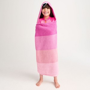 Lands' End Kids Cotton Hooded Towel - 1 of 4