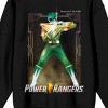 Power Rangers Green Ranger Adult Black Crew Neck Long Sleeve Sweatshirt - 2 of 4