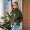 Women's Chunky Knit Turtleneck Long Sleeve Sweater - Cupshe - 2 of 4