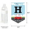 Big Dot of Happiness Cars, Trains, and Airplanes - Transportation Birthday Party Bunting Banner - Party Decorations - Happy Birthday - 3 of 4