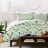 Little Arrow Design Co watercolor rudolf Duvet Cover + Pillow Sham(s) - Deny Designs - 3 of 4