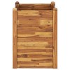 VidaXL Garden Raised Bed 23.6 in.x23.6 in.x33.1 in. Solid Acacia Wood - 3 of 4