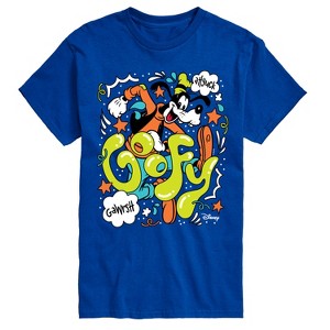 Men's - Disney - Goofy Doodles Short Sleeve Graphic T-Shirt - 1 of 4