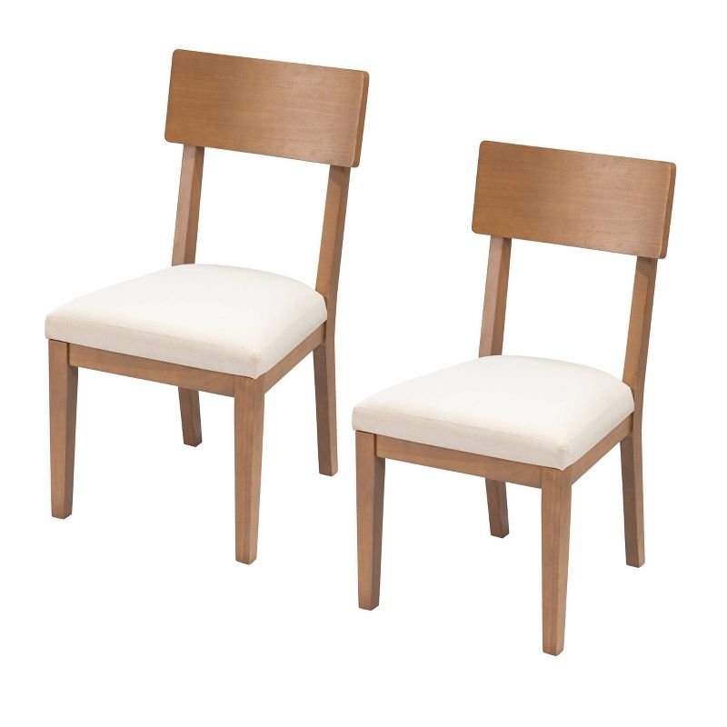 Set of 2 Trelltre Dining Chairs with Cushions Natural - Aiden Lane, 6 of 13