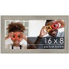 PosterPalooza | 16x8 Wide Barnwood Picture Frame, UV Acrylic, 6 Finishes - Grey, Brown, White, and Black - 2 of 4
