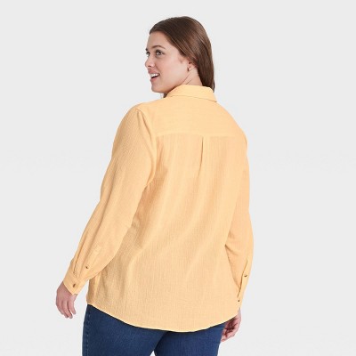 yellow blouses at target