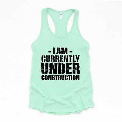 Simply Sage Market Women's Currently Under Construction Racerback Tank
