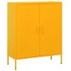 vidaXL Storage Cabinet Mustard yellow Steel Medium Levelers - 2 of 4