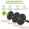 Adjustable Dumbbell Set, 66 Lbs Free Weights Set with Connector, 4 In 1 Weight Set Used As Barbell, Kettlebells - 3 of 4