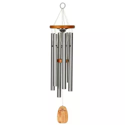 Woodstock Chimes Signature Collection, Woodstock Memorial Chime, 24'' Silver Wind Chime AGMU