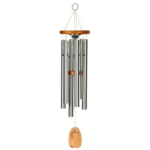 Woodstock Chimes Signature Collection, Woodstock Memorial Chime, 24'' Silver Wind Chime AGMU - image 1 of 4