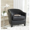 Evander Club Chair - MCR4732A - Antique Black - Safavieh - 2 of 4