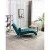 Leisure Concubine Sofa with Solid Acrylic Legs for Living Room or Bedroom - 4 of 4