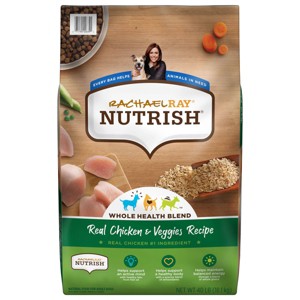 Rachael Ray Nutrish Whole Health Blend Real Chicken and Vegetable Recipe Dry Dog Food - 1 of 4