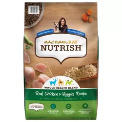 Rachael Ray Nutrish Real Chicken & Vegetable Recipe Super Premium Dry Dog Food - 40lbs