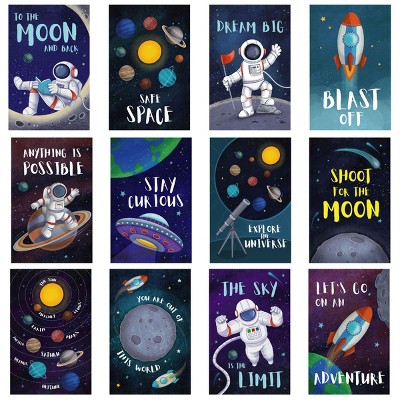 Space Quotes For Kids Buy Bright Creations 12 Pack Outer Space Wall Posters With Inspirational  Quotes For Classroom Decor And Kids Room Decorations, 11 X 17 In Online In  Turkey. 85962144