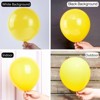 PartyWoo Balloons Yellow Matte Light 36 18 12 10 5 Inch 127 pcs - 3 of 4