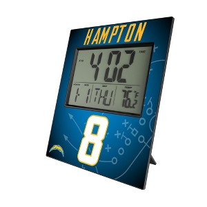 NFL Los Angeles Chargers Players Game Tactic Wall Clock - 1 of 4