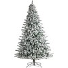Flocked Spruce Christmas Tree with LED Lights and Bendable Branches – Snow-Kissed X-Mas Tree for Seasonal Décor - 4 of 4