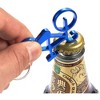 Juvale 12-Pack Bicycle Bike Portable Beer Bottle Metal Openers Keychain for Wedding Party Favor, 6 Colors - 2 of 4