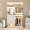 Aheaplus Closet System with Drawers and Mirror - 3 of 4