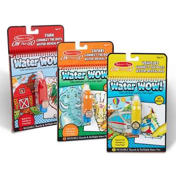 If you're after activities that can go with you everywhere, the Water Wow  books will capture attentions and keep them. These reusable…