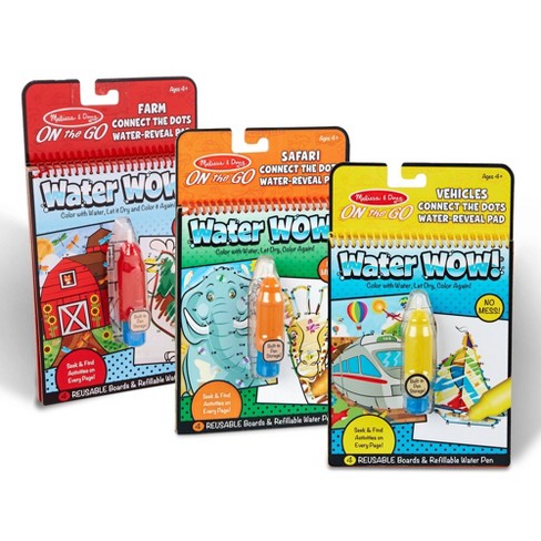 Melissa & Doug Water Wow Connect The Dots Bundle : Target