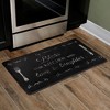 Bless The Kitchen 20" x 36" Oil & Stain Resistant Anti-Fatigue Kitchen Floor Mat - 2 of 3